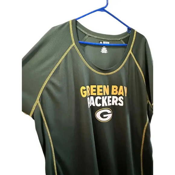 NFL Team Apparel Green Bay Packers Football T-Shirt Size 2X - Picture 5 of 5